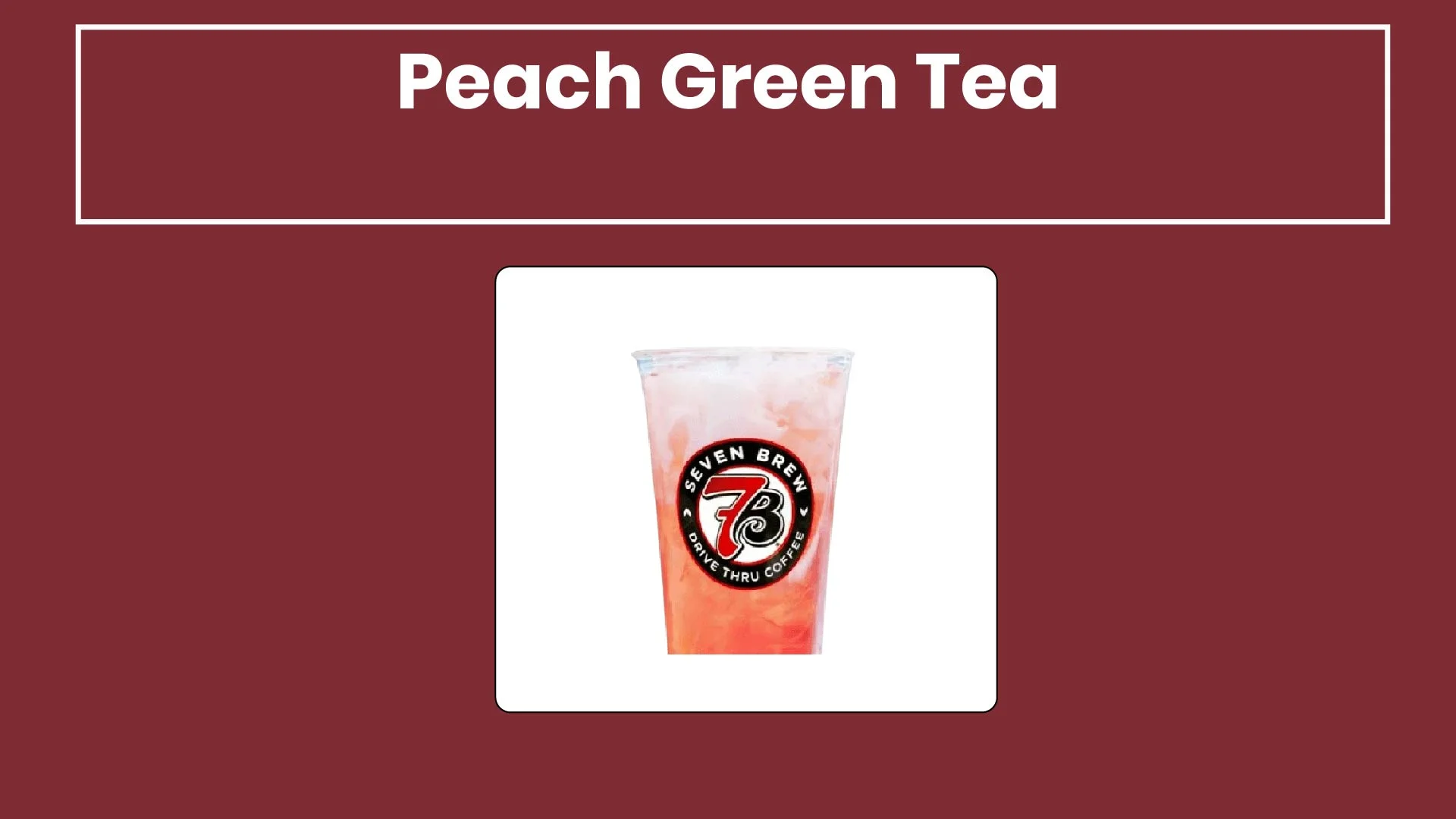 Peach Green Tea